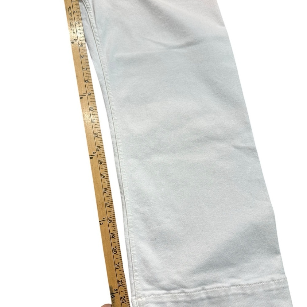 The Colette Cropped Wide-Leg Pants by Maeve white - Picture 7 of 13